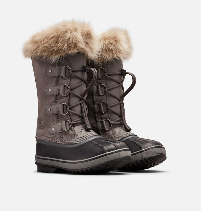 Kids Snow Boots Dark Grey - Sorel Youth Joan of Arctic™ - 190-ULIBCO